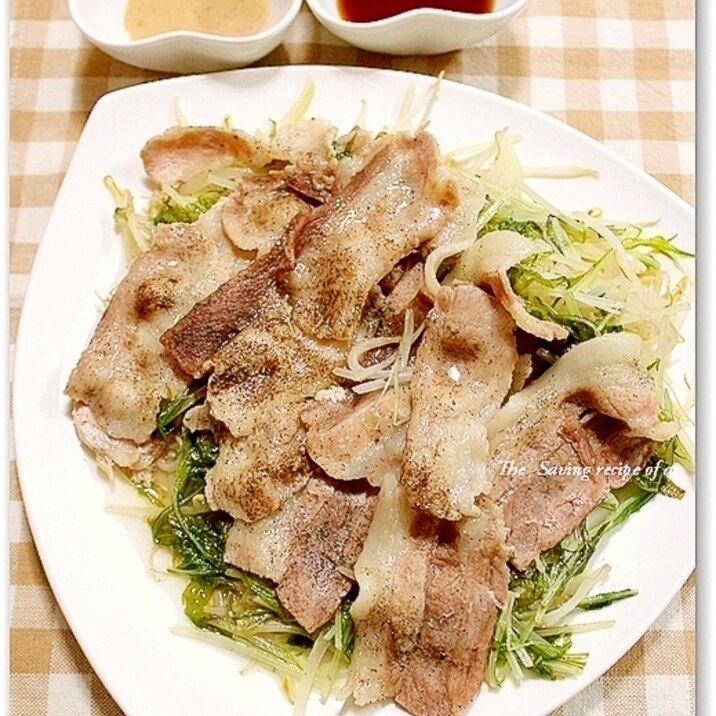 フライパンで簡単蒸し料理！豚肉と野菜蒸し